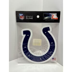 Indianapolis Colts football NFL Decal Die Cut Static Cling Lic Sticker USA Made